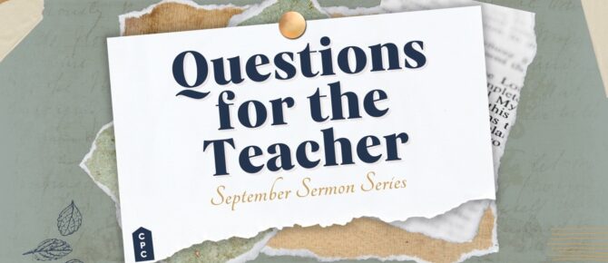 Questions for the Teacher